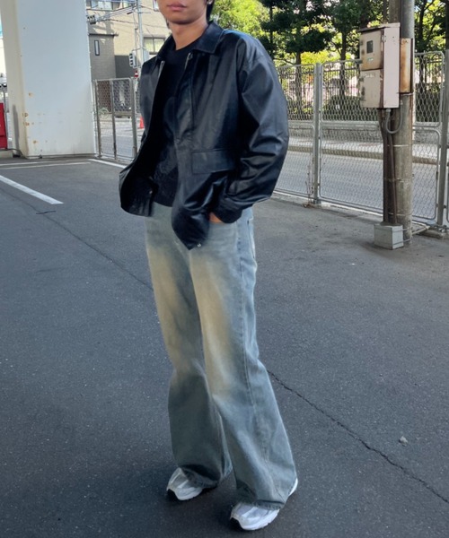 CELENA BEATS 革ジャン ライダース ヴィンテージライク オーバーサイズ