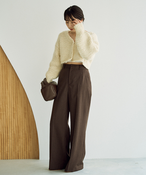 plage（プラージュ） カーディガン roving hand ニットカーディガン