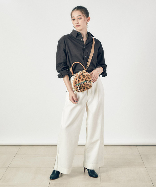 【LeSportsac】ウォームキャメル レオパードパースモールバッグ LeSportsac ショルダーバッグ バッグ SM DRAWSTRING BAG