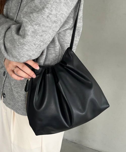 kinaさん one handle bag ワンハンドルバッグ ブラック _Fot フォート one handle bag ワンハンドルバッグ ブラック