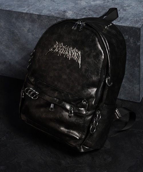 GLARE デイバック リュック 「GLARE」メタルロゴ バックパック