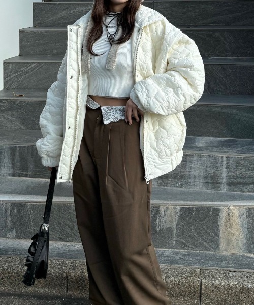 nemne（ネンネ） コート アウター 「Seoup」ハートキルティング