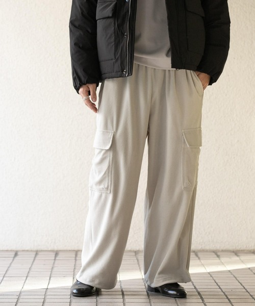 90s pro spirit フリース カーゴ パンツ SENSE OF PLACE by URBAN RESEARCH パンツ フリースカーゴパンツ