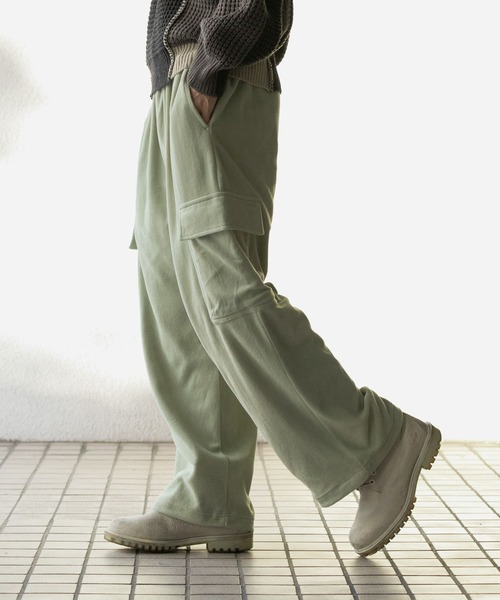 SENSE OF PLACE by URBAN RESEARCH パンツ フリースカーゴパンツ