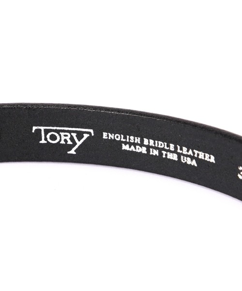 TORY Mini Hoof Pick Belt レザーベルト　黒　サイズ34 TORY LEATHER/トリーレザー】 Mini Hoof Pick Belt ベルト