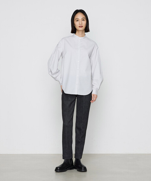 Gabardine K.T（ギャバジンK.T） ブラウス シャツ コットンポリ 