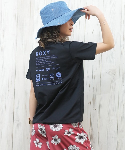 tシャツ 「水陸両用」ROXY Tシャツラッシュガード/着るUVケア RLY251037 レディース ROXY tシャツ 「水陸両用」ROXY Tシャツラッシュガード/着るUV