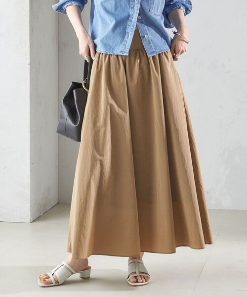 スカート RT-46706 SHIPS（シップス） スカート 「洗濯機可能」LIMONTA EAST ビンテージ