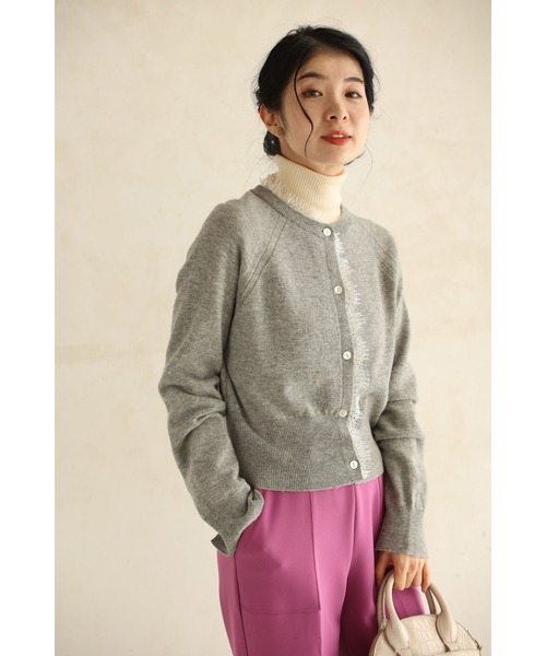 【未使用】 Cawaii ニットカーディガン フリルカーディガン フリルニットカーディガン