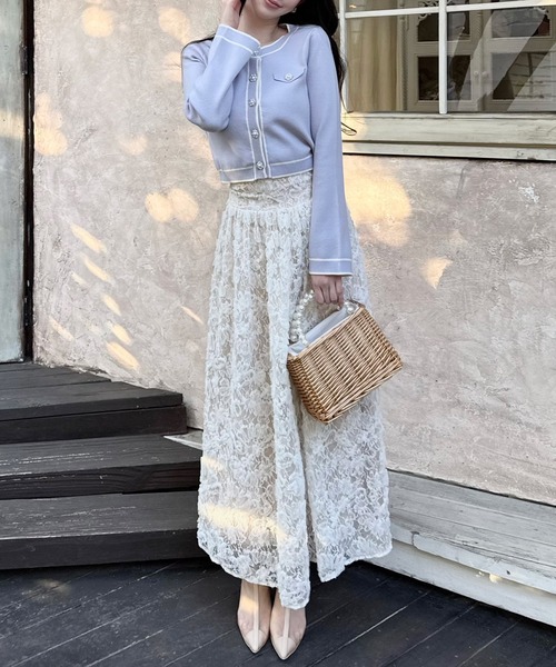 ROYAL PARTY（ロイヤルパーティー） スカート 3Dレースコルセット切替