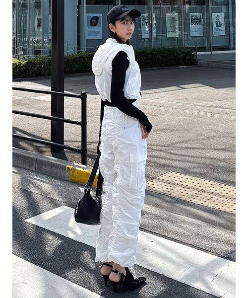 MURUA(ムルーア) パンツ シャーリングカーゴパンツ「セットアップ MURUA(ムルーア) パンツ シャーリングカーゴパンツ「セットアップ