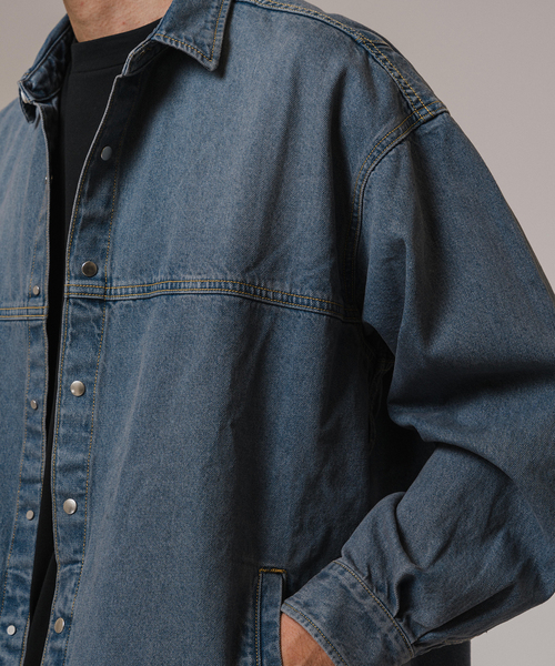 EDIFICE シャツ LE JEAN DE 11オンス デニムシャツ メンズ