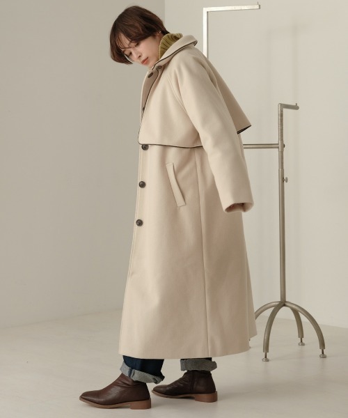 「Bab」 コート 38 ベージュ レディース_画像7