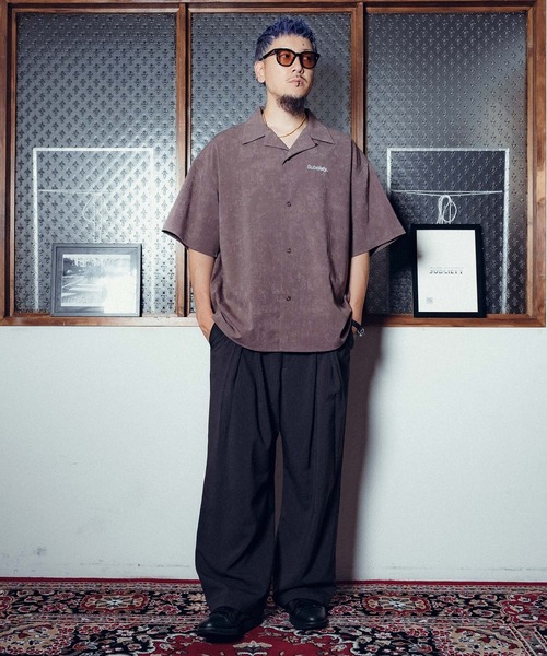 Subciety（サブサエティ） スラックス Cross tuck slacks メンズ