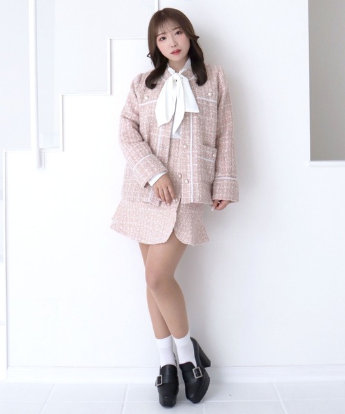 「TITTY&CO.」 フレアミニスカート SMALL ピンク系その他 レディース_画像3