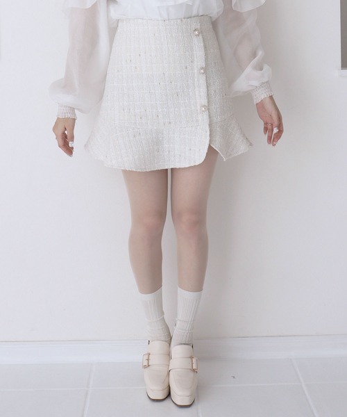 「TITTY&CO.」 フレアミニスカート SMALL ピンク系その他 レディース_画像8