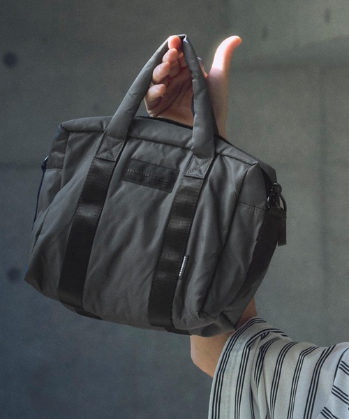 新品 ADAM PATEK アダムパテック 2WAY ナイロンミニボストンバッグ ADAM PATEK ボストンバッグ ADAMPATEK/square mini boston bag