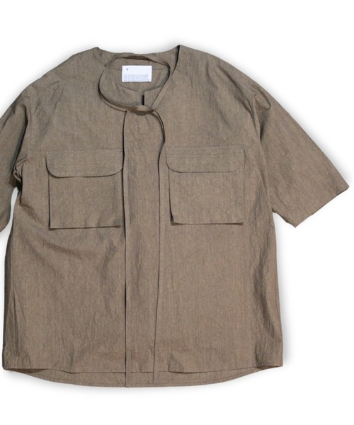 VOAAOV（ヴォアーブ） シャツ ENSHU-SUN DRYING TYPEWRITER BIG POCKET