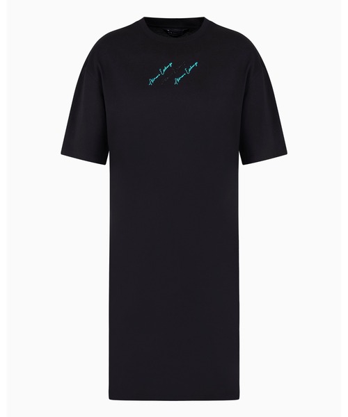 A/X Armani Exchange* ロゴ ワンピース クルーネック 半袖 ARMANI EXCHANGE ワンピース 「A|X アルマーニ エクスチェンジ