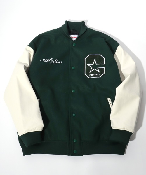 CONVERSE（コンバース） スタジャン M グリーン メンズ : ZOZOTOWN