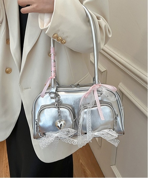 gossip!ロサンゼルス ショルダーバッグ バッグ 「チャーム付」Y2K