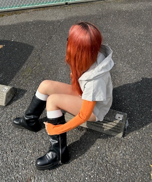 HTH パーカー short sleeve zip hoodie レディース : ZOZOTOWN Yahoo
