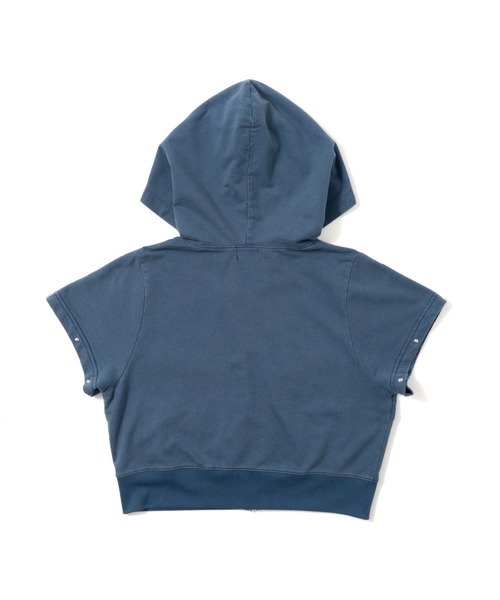 HTH パーカー short sleeve zip hoodie レディース : ZOZOTOWN Yahoo