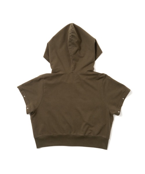 HTH パーカー short sleeve zip hoodie レディース : ZOZOTOWN Yahoo