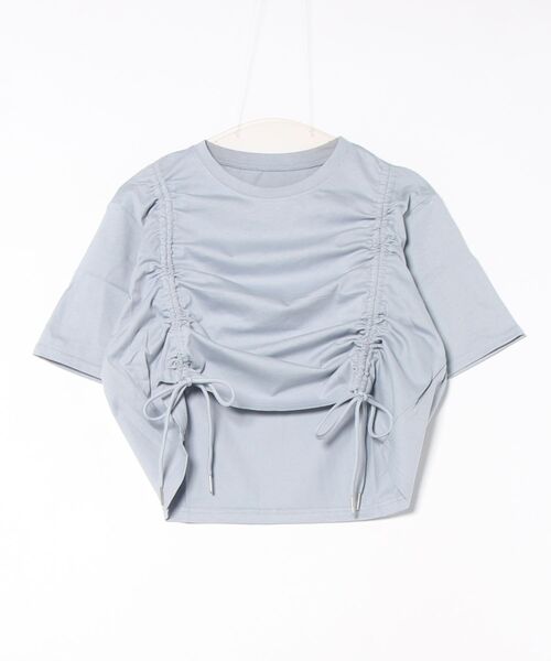 tシャツ 天竺ドロストTシャツ レディース