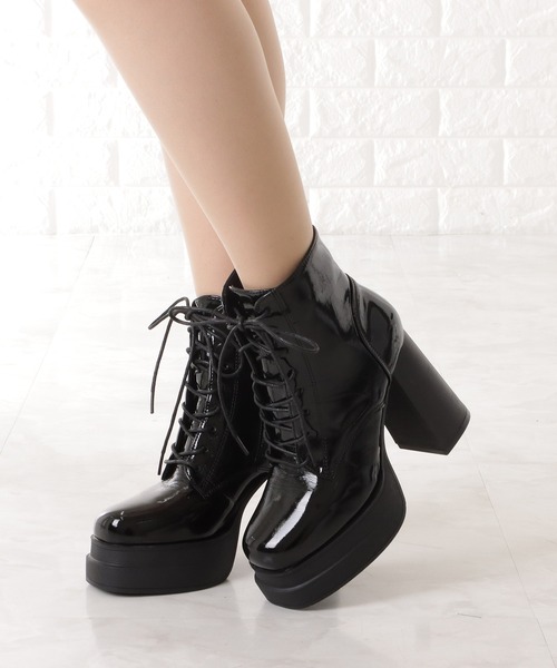 !!未使用新品!!【Lorenzo Masiero正規品】ショートブーツ 黒 Lace Ladies（レースレディース） ショートブーツ 23.5 ブラック