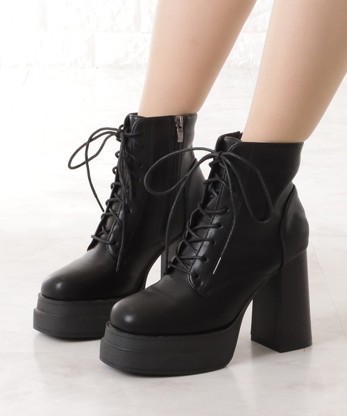 Lace Ladies（レースレディース） ショートブーツ 23.5 ブラック