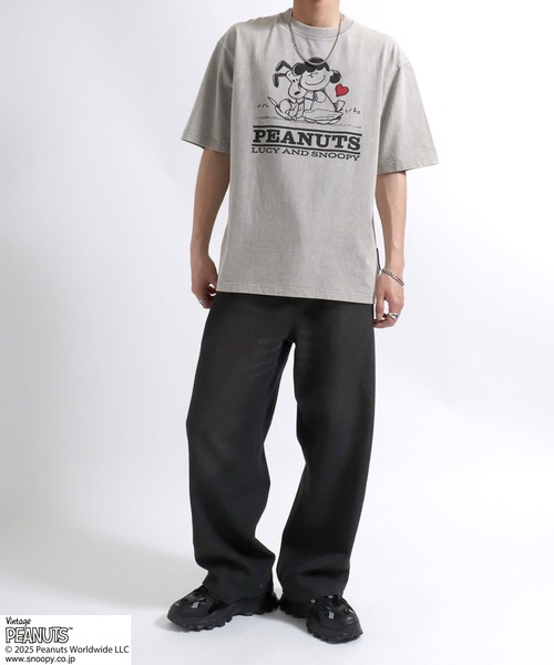 vintage Peanuts SNOOPY Tシャツ　スヌーピー　メンズL PEANUTS tシャツ PEANUTS SNOOPY（ピーナッツ スヌーピー