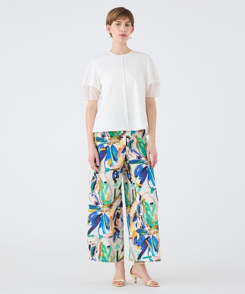 tシャツ ジャージーコンビ ランタンスリーブプルオーバー レディース Ballsey tシャツ ジャージーコンビ ランタンスリーブプル