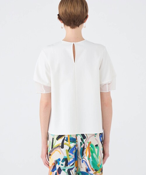 Ballsey（ボールジィ） tシャツ ジャージーコンビ ランタンスリーブ