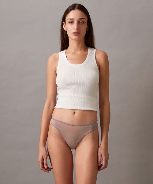 MICRO ショーツ　(GRY) Calvin Klein ショーツ MICRO ローライズビキニショーツ