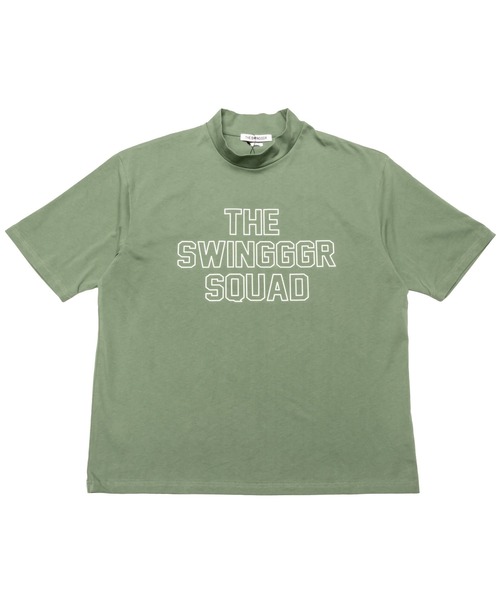 THE SWINGGGR tシャツ SWINGGGR/スウィンガー/MOCK NECK TEE -B メンズ