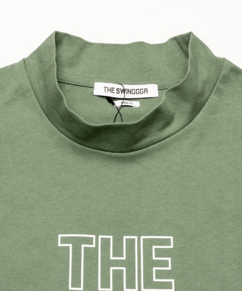 THE SWINGGGR tシャツ SWINGGGR/スウィンガー/MOCK NECK TEE -B メンズ