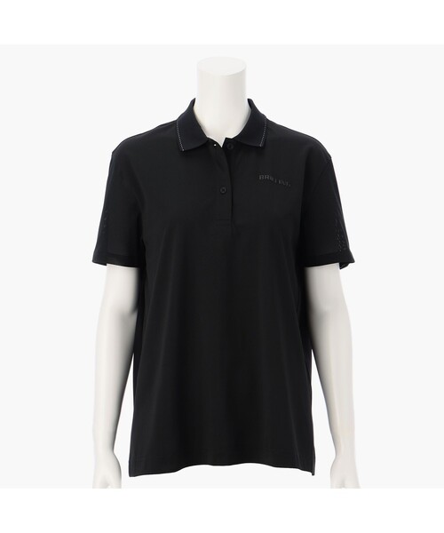 ポロシャツ ポロ 「BRIEFING GOLF／ブリーフィングゴルフ」WOMEN’S BACK PLEATED POLO （リラックスフィット） レデ