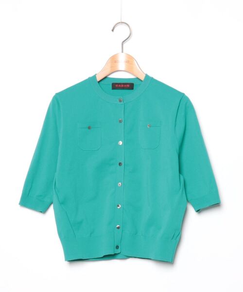 CABAN カーディガン Sサイズ CABaN カーディガン コットンカシミヤ クルーネックカーディガン