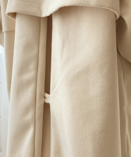 [classicalelf] пальто с отложным воротником MEDIUM Brown женский 