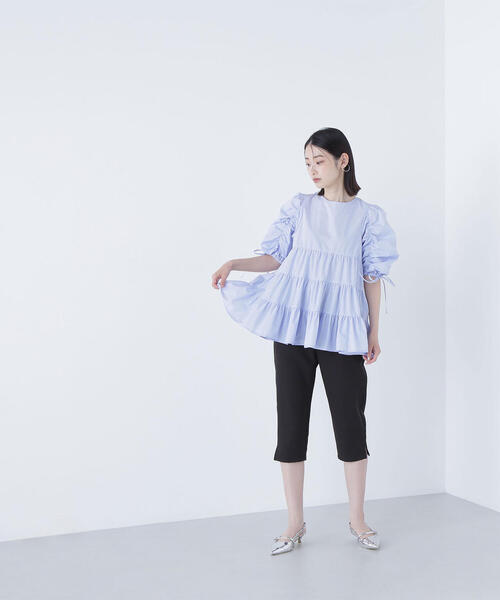 bonjourdiary   チュニック　ブラウス Bonjour diary チュニックブラウス 8Y（Roasalie Dress - Red