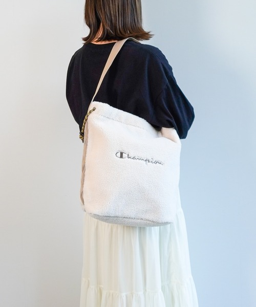 Champion とHOLIDAYS COMFORT ２点おまとめ Champion 「Champion」 トートバッグ FREE オフホワイト