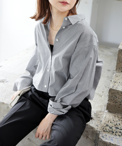 「SLOBE IENA」 長袖シャツ FREE グレー レディース