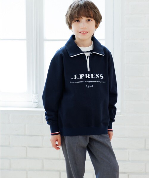 J.PRESS（J.プレス） tシャツ 「140-170cm」ボーダーミックス