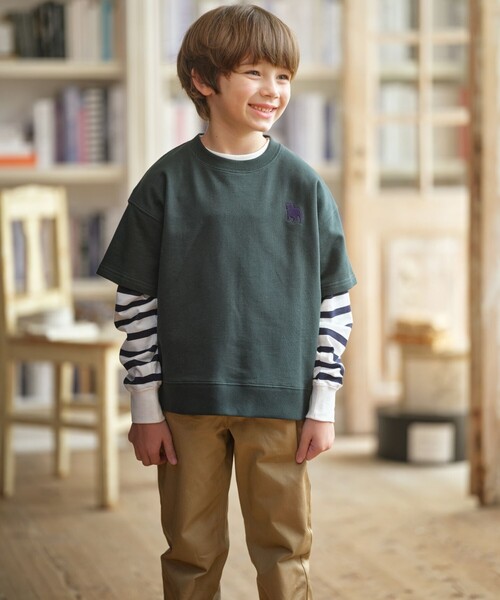 J.PRESS（J.プレス） tシャツ 「140-170cm」ボーダーミックス