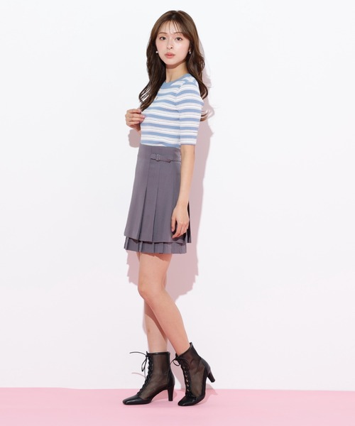JUSGLITTY ♡ マルチボーダーニット JILL by JILL STUART（ジルバイジルスチュアート） ニット セーター