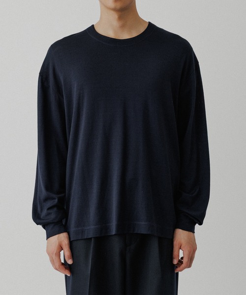ADAM ET ROPE'（アダムエロペ） tシャツ 「NIKKE」ウール天竺 ロング