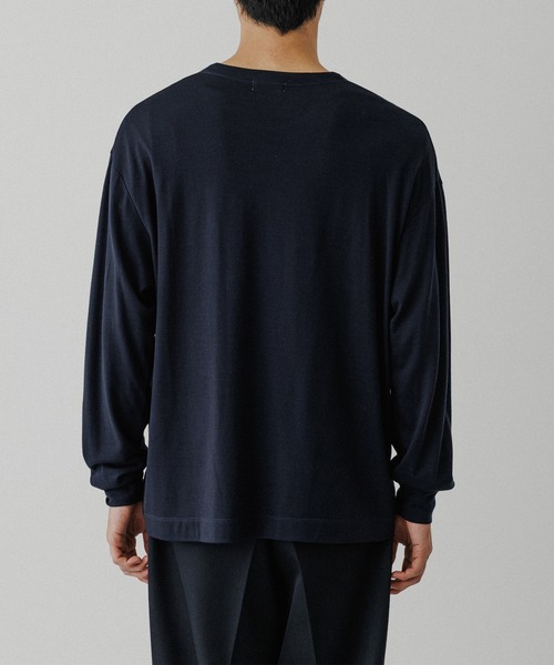 ADAM ET ROPE'（アダムエロペ） tシャツ 「NIKKE」ウール天竺 ロング