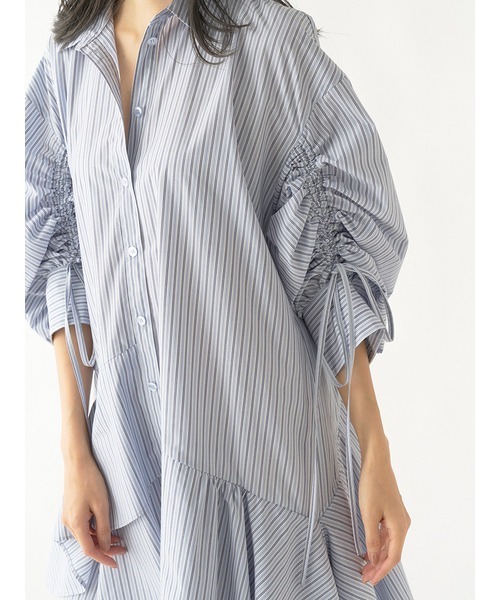 SNIDEL（スナイデル） シャツワンピース 0 ホワイト レディース