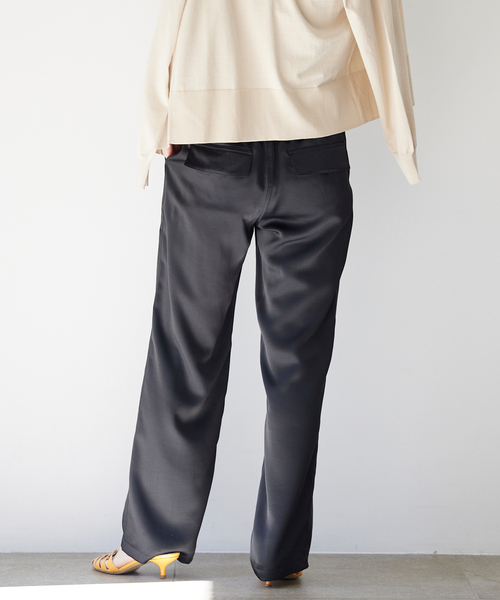 IENA ベージュ ワイドパンツ 36 美品】IÉNA ベージュ ワイドパンツ 36 - メルカリ